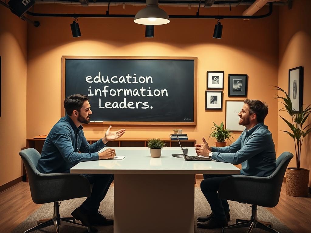 interviuri educație informație leadership colaborativ